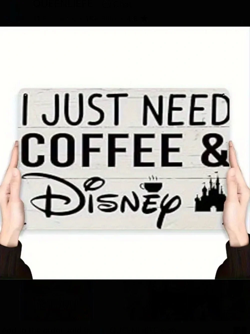 🌟Pick Any 2/$26 Sale Disney Coffee Sign